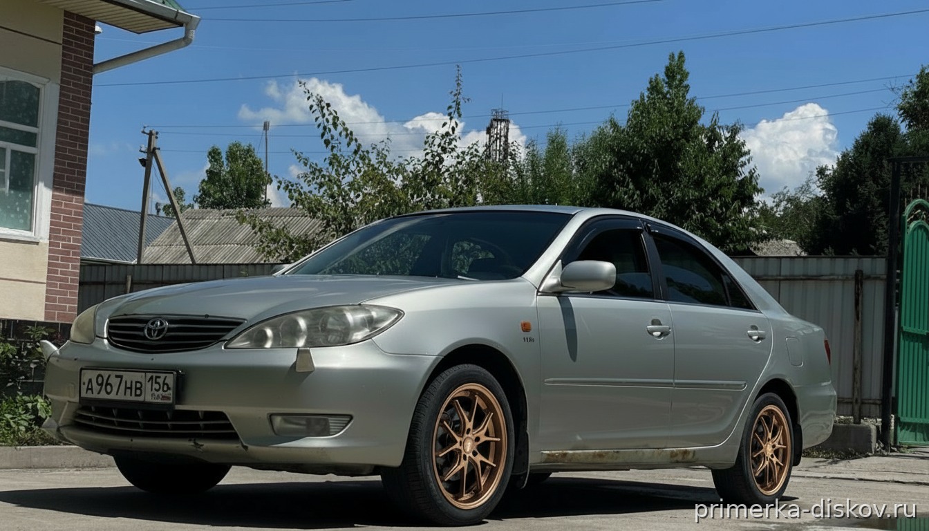 Примерка дисков на TOYOTA Camry XV30 Sedan 2001-2004