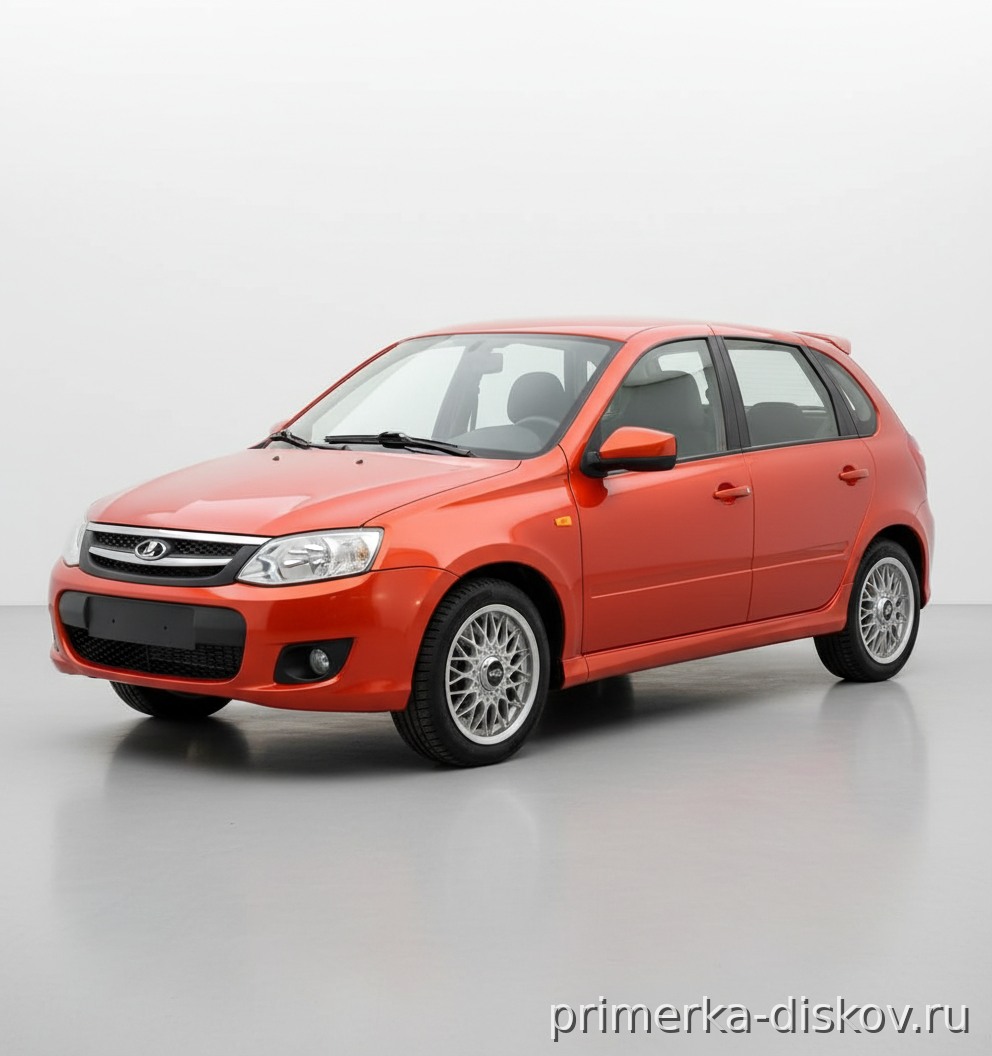 Примерка дисков на LADA (ВАЗ) Kalina 2192 Hatchback 2013-2018
