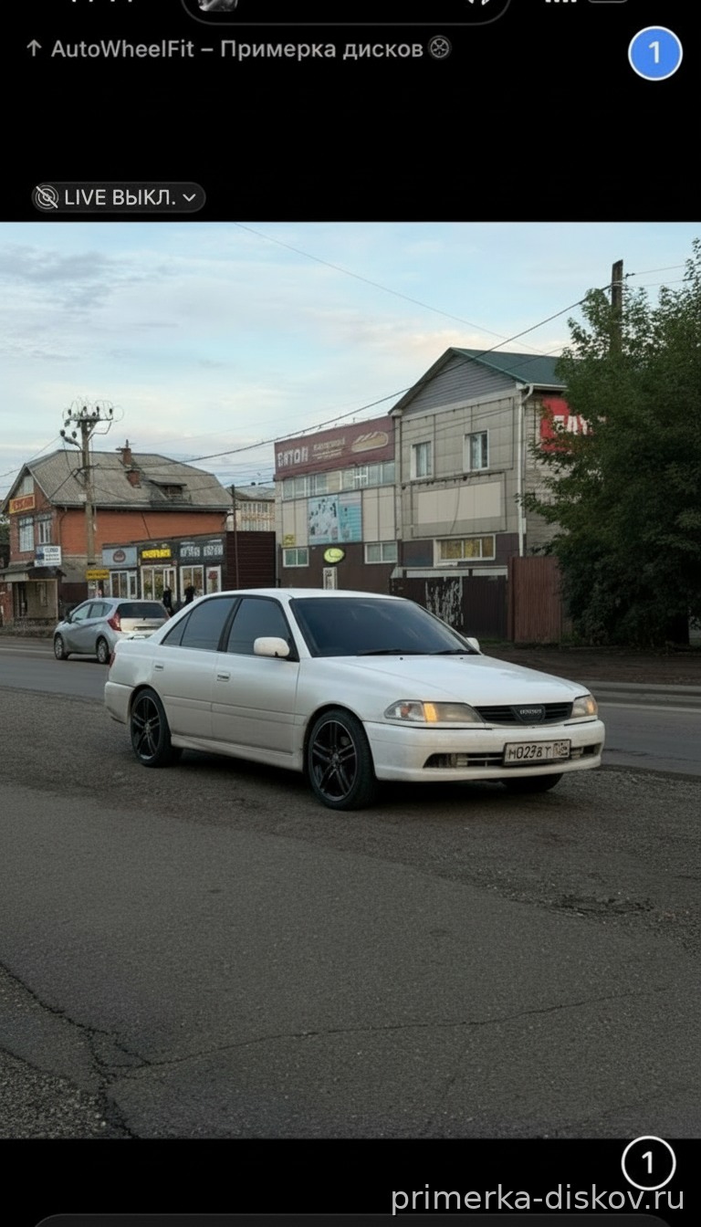 Примерка дисков на TOYOTA Carina E Sedan 1992-1997