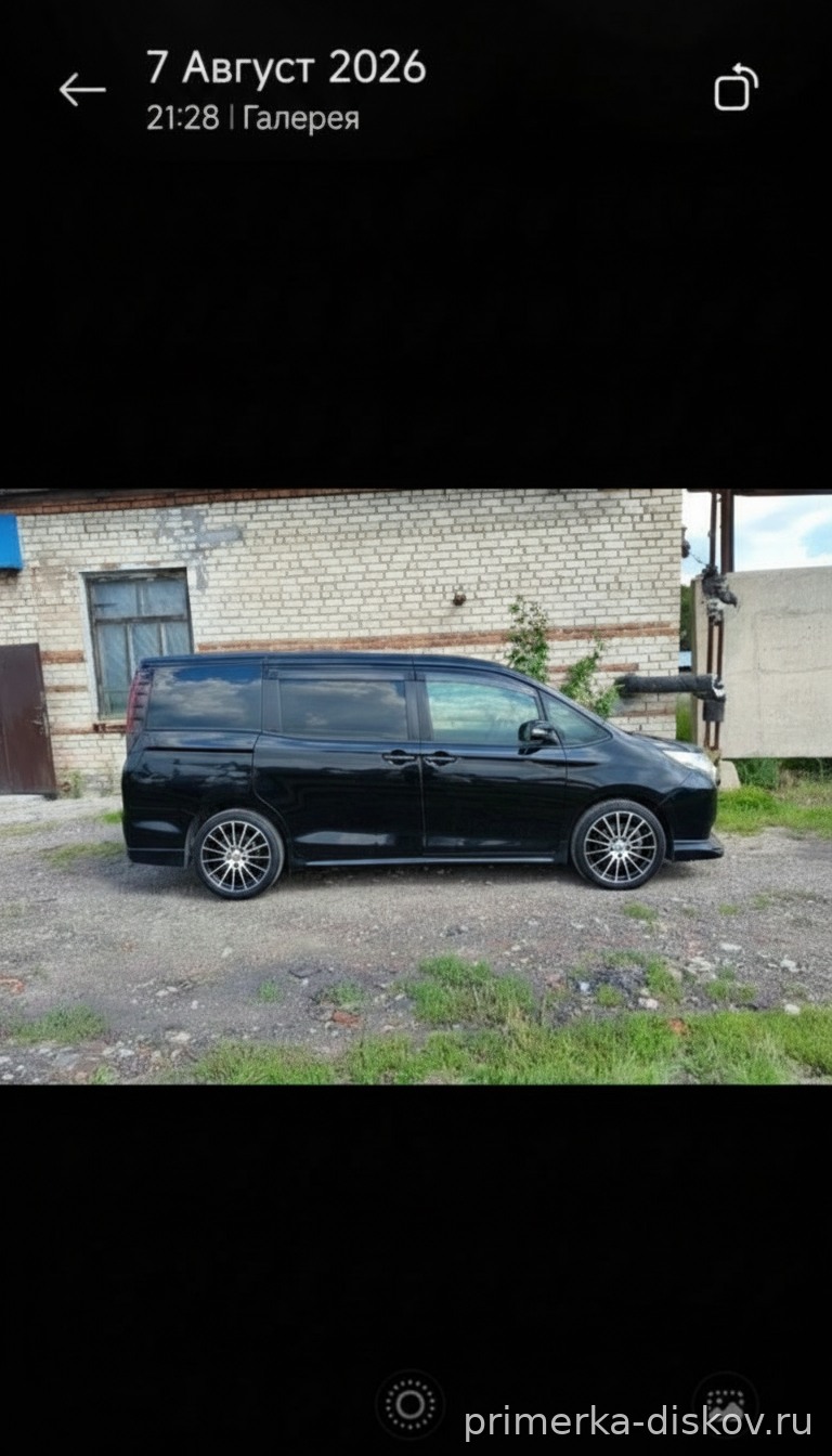 Примерка дисков на TOYOTA Sienta II Minivan 2015-2023