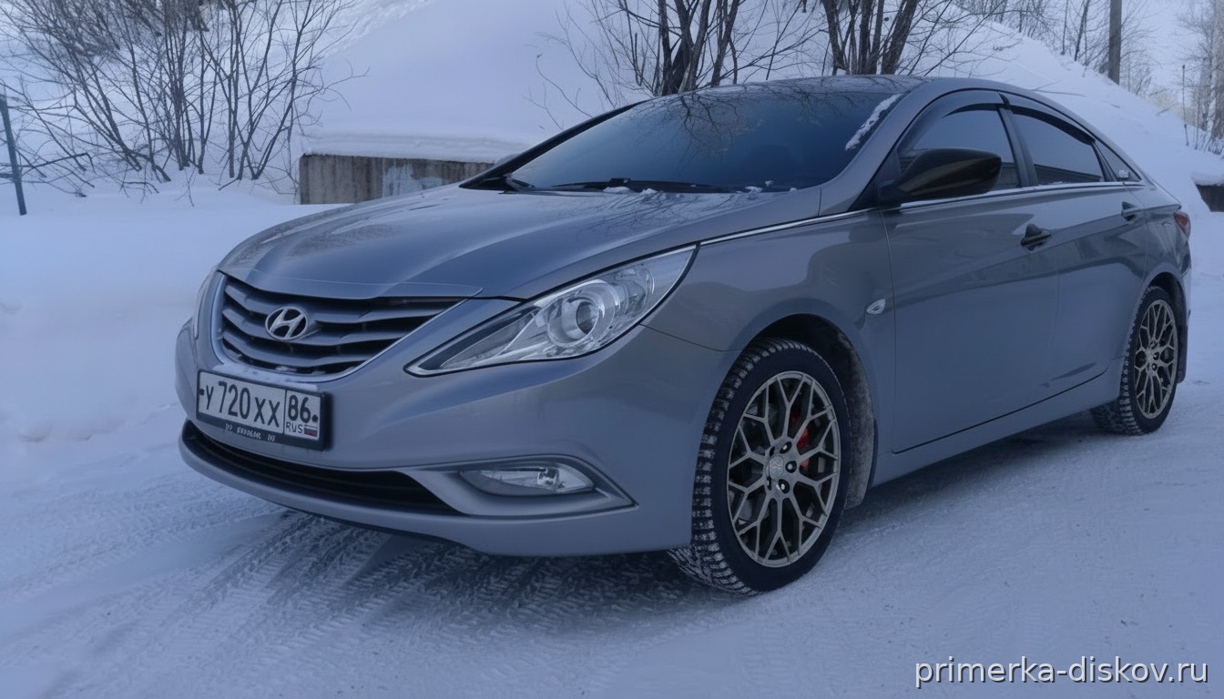 Примерка дисков на HYUNDAI Sonata VI (YF) Sedan 2010-2013