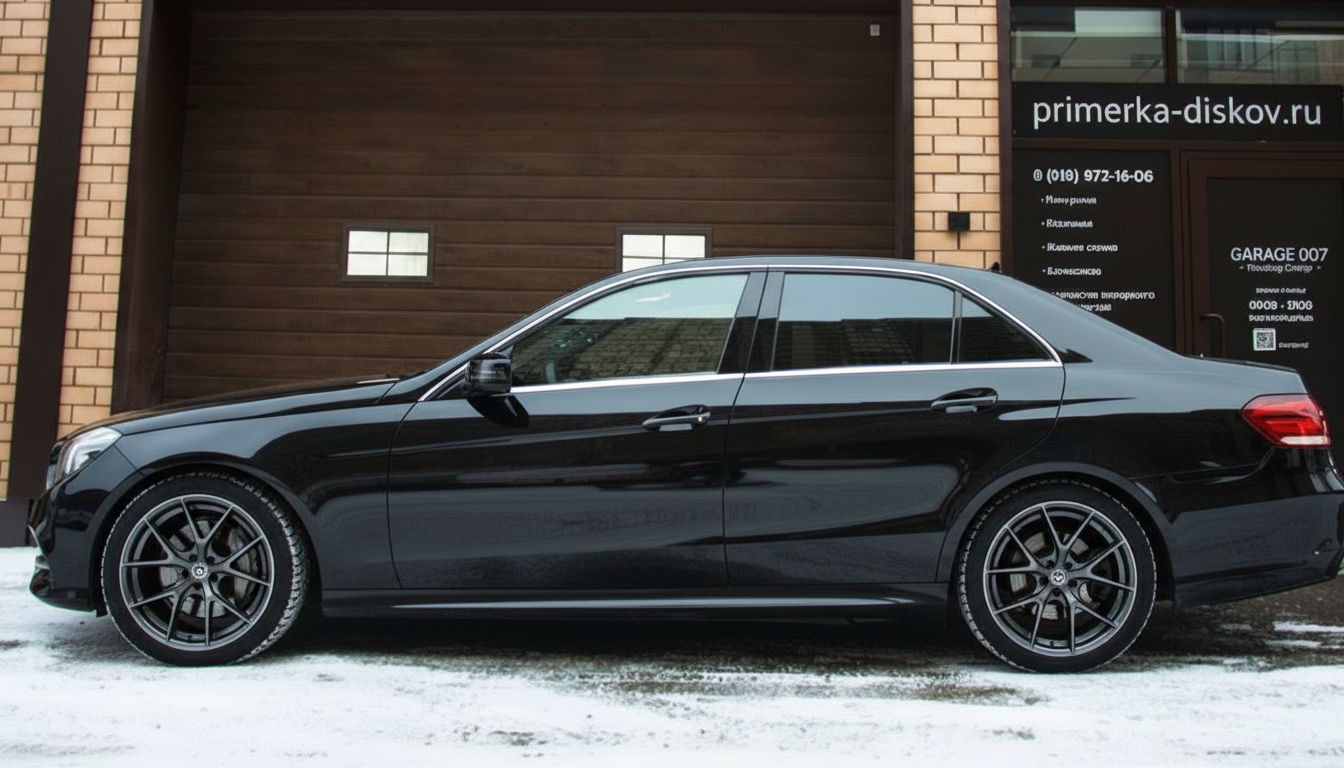 Примерка дисков на MERCEDES E-Klasse W212 Sedan 2013-2016