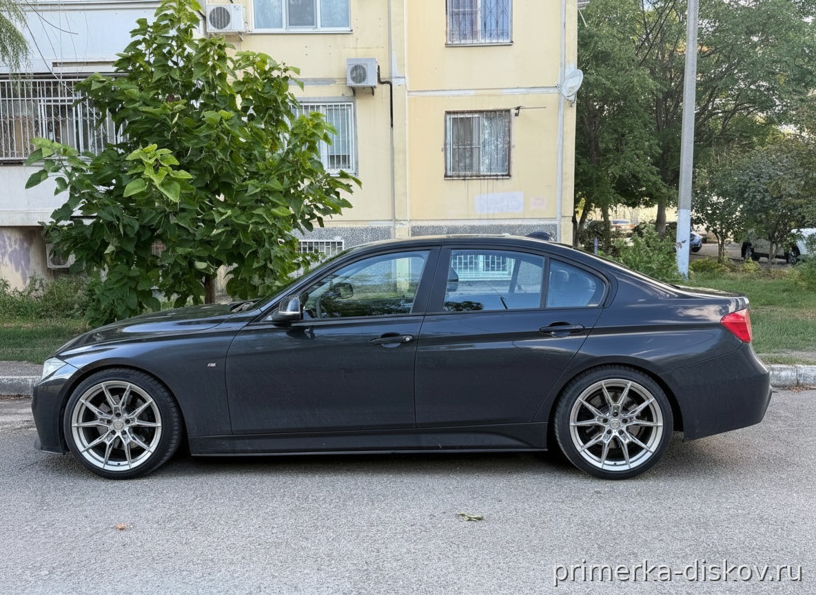Примерка дисков на BMW 3-series