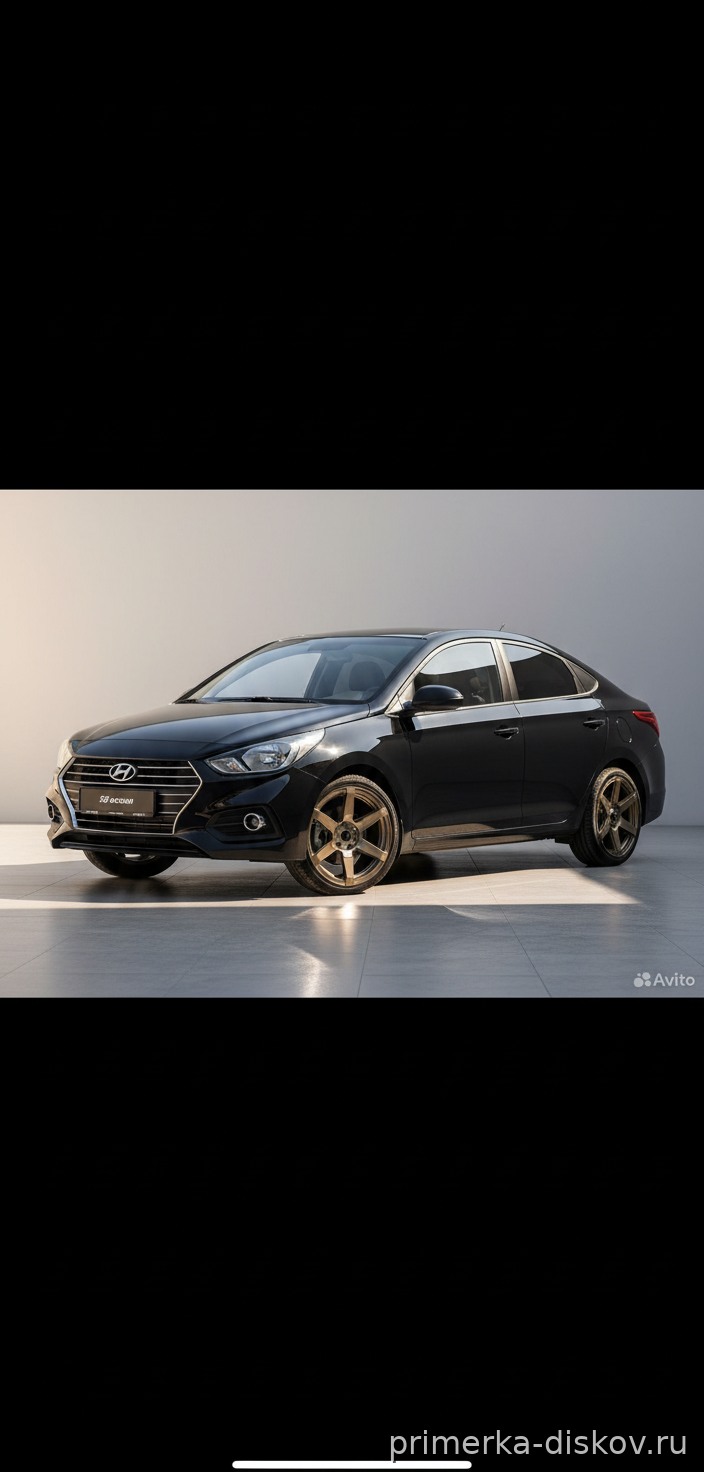 Примерка дисков на HYUNDAI Solaris