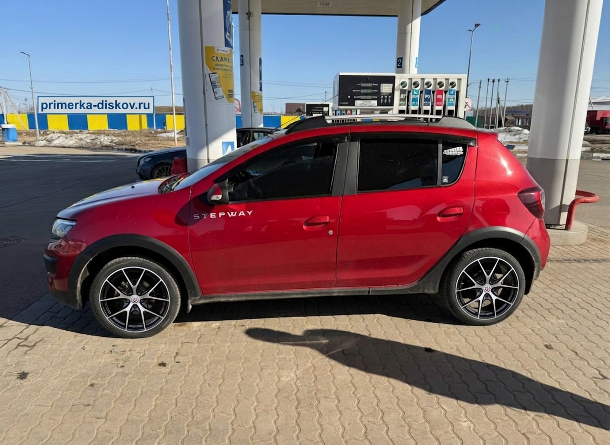 Примерка дисков на RENAULT Sandero Stepway
