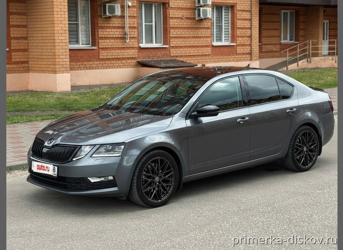 Примерка дисков на SKODA Octavia