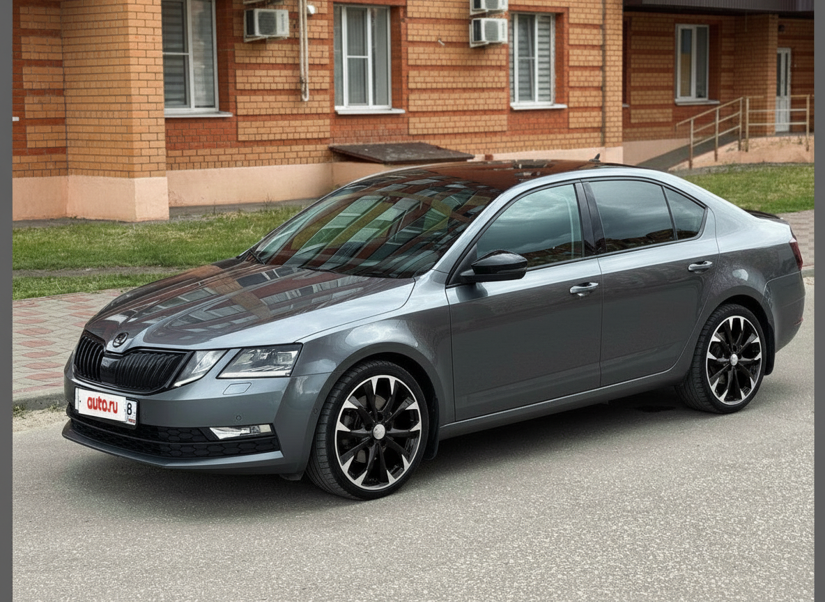 Примерка дисков на SKODA Octavia