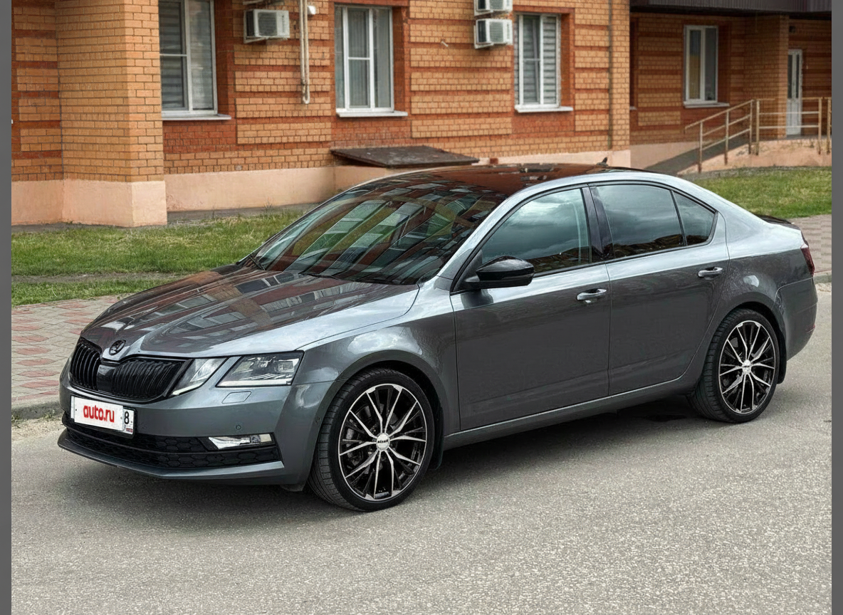Примерка дисков на SKODA Octavia