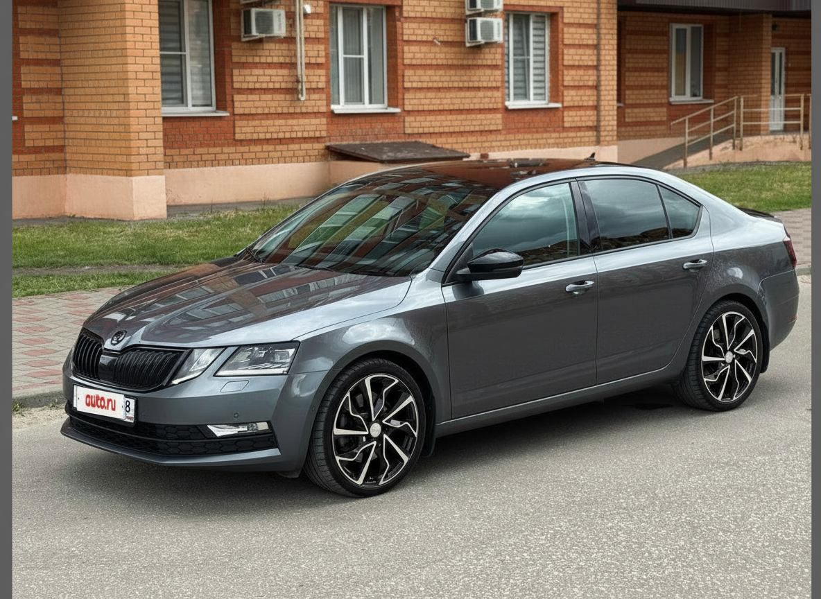 Примерка дисков на SKODA Octavia