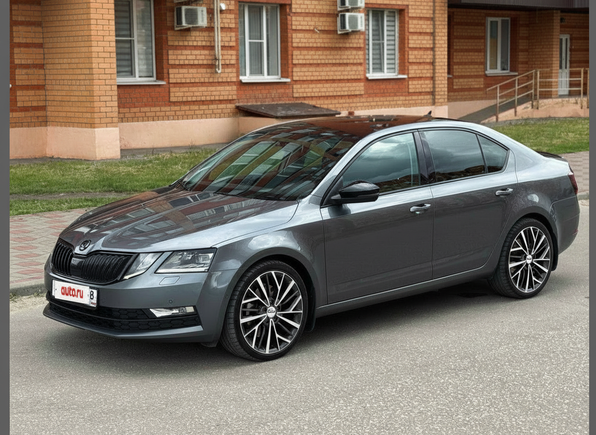 Примерка дисков на SKODA Octavia