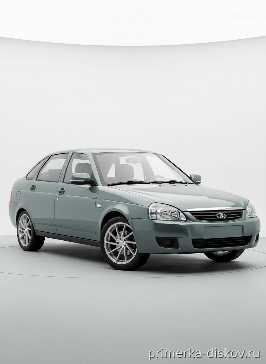 Примерка дисков на LADA (ВАЗ) Priora 21723 Hatchback 2007-2016