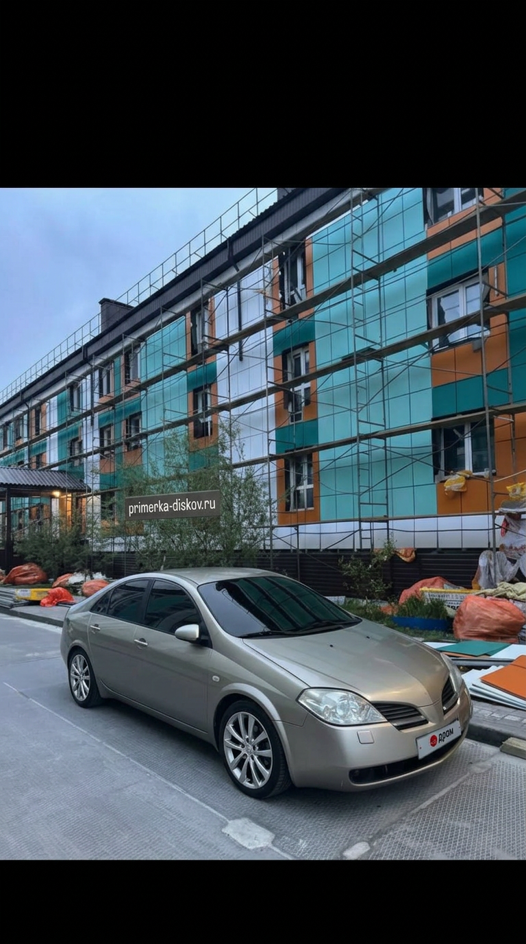 Примерка дисков на NISSAN Primera P12 Sedan 2002-2007