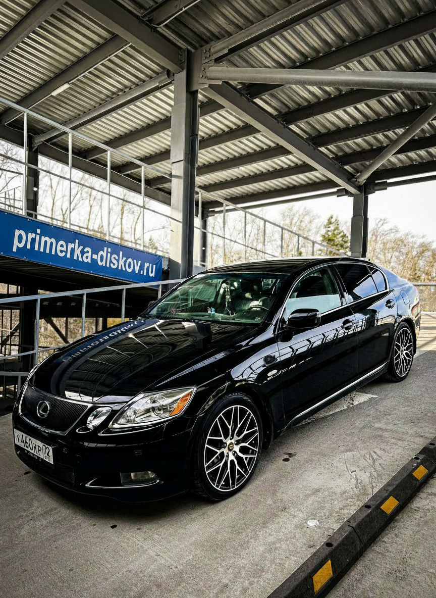 Примерка дисков на LEXUS GS