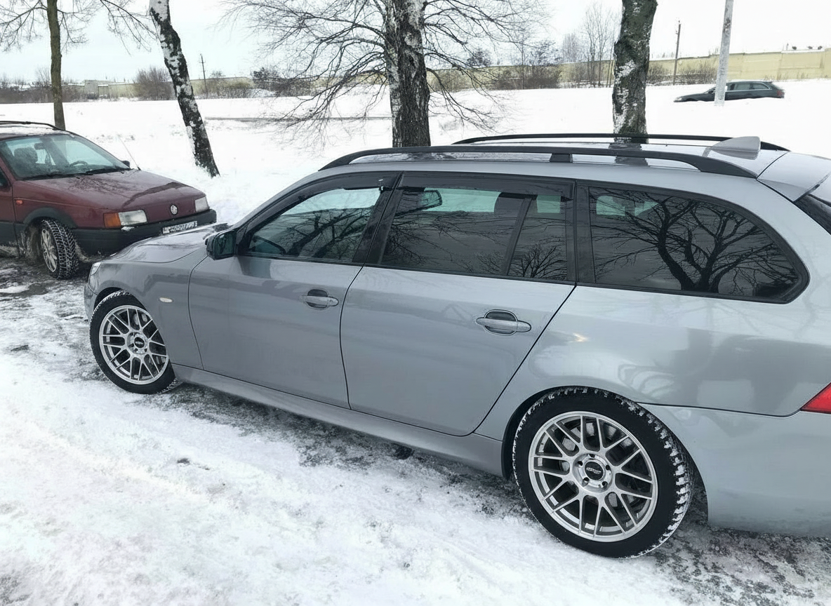 Примерка дисков на BMW 5-series E61 Touring 2003-2010