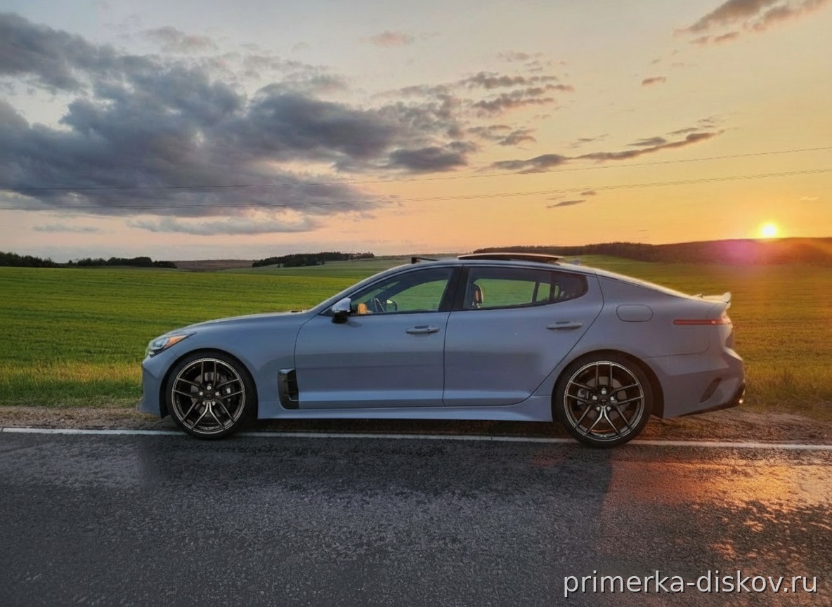 Примерка дисков на KIA Stinger CK 2018-2026