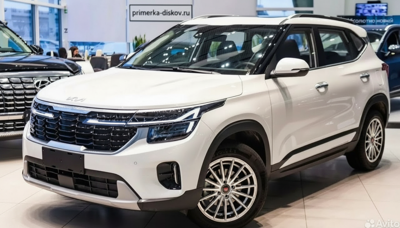 Примерка дисков на KIA Seltos SUV 2020-2026