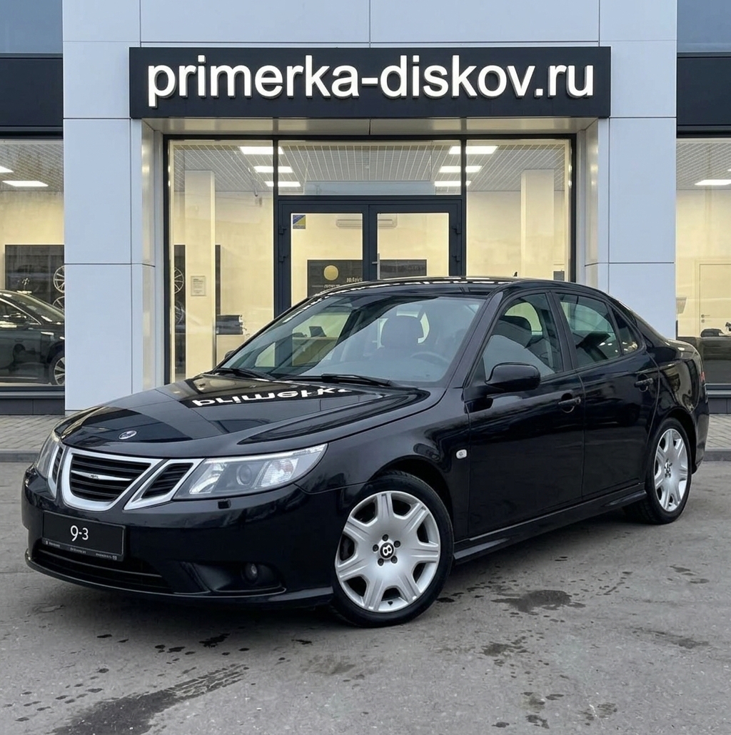 Примерка дисков на SAAB 9-3
