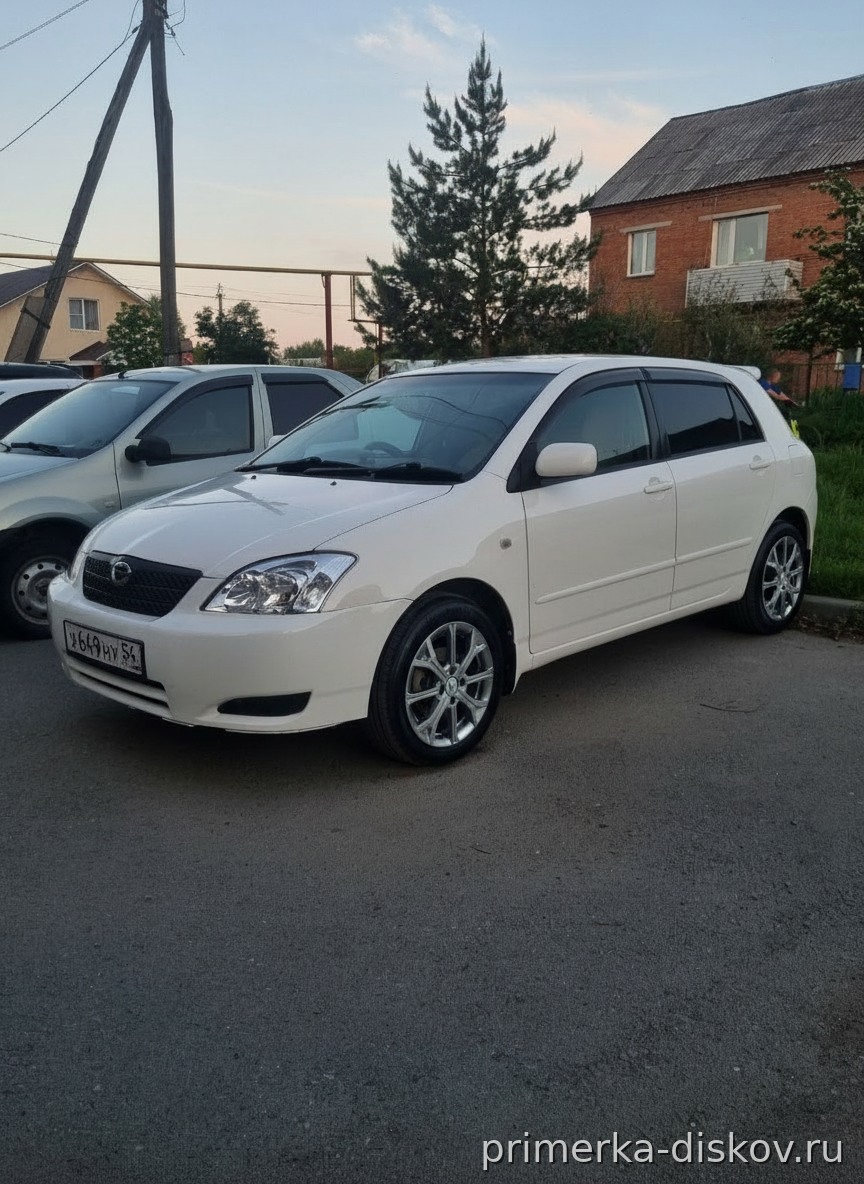 Примерка дисков на TOYOTA Corolla IX Hatchback 2002-2007