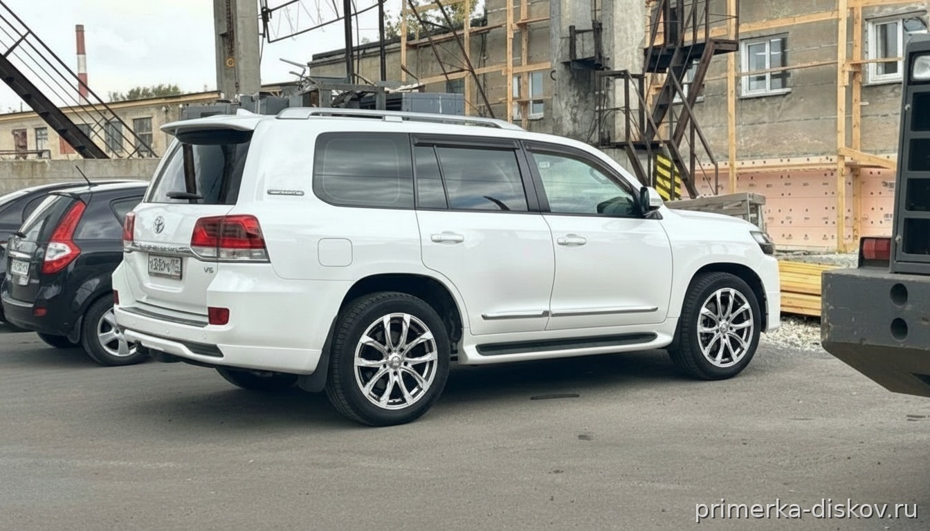 Примерка дисков на TOYOTA Land Cruiser 70