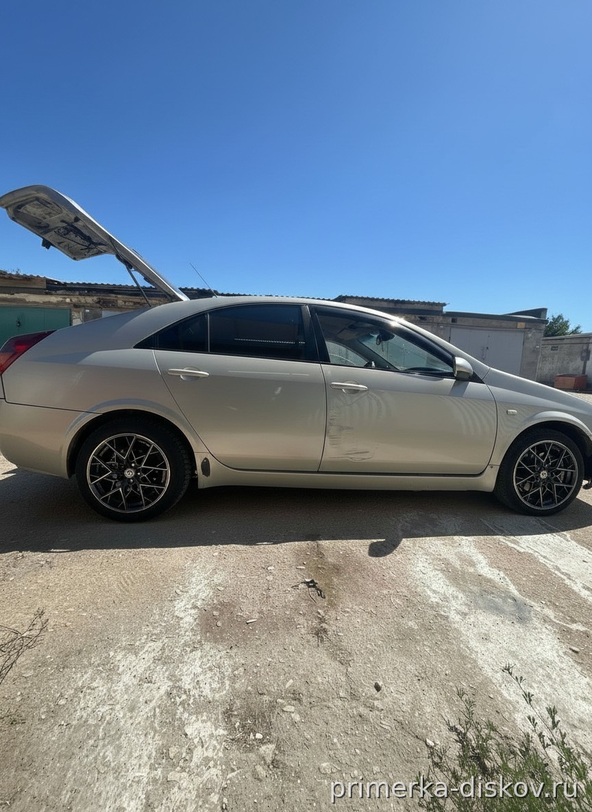 Примерка дисков на NISSAN Primera P12 Liftback 2002-2007