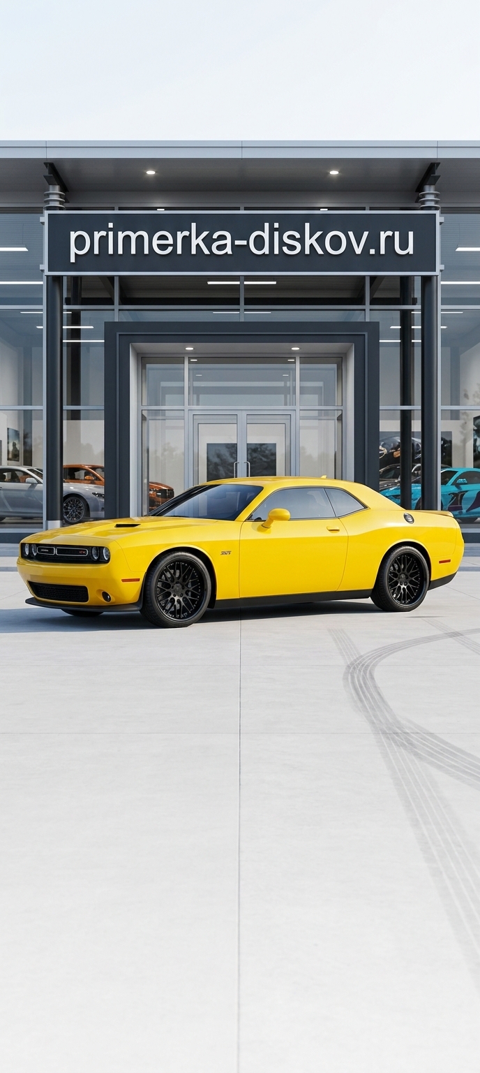 Примерка дисков на DODGE Challenger III (LC) Coupe 2008-2020
