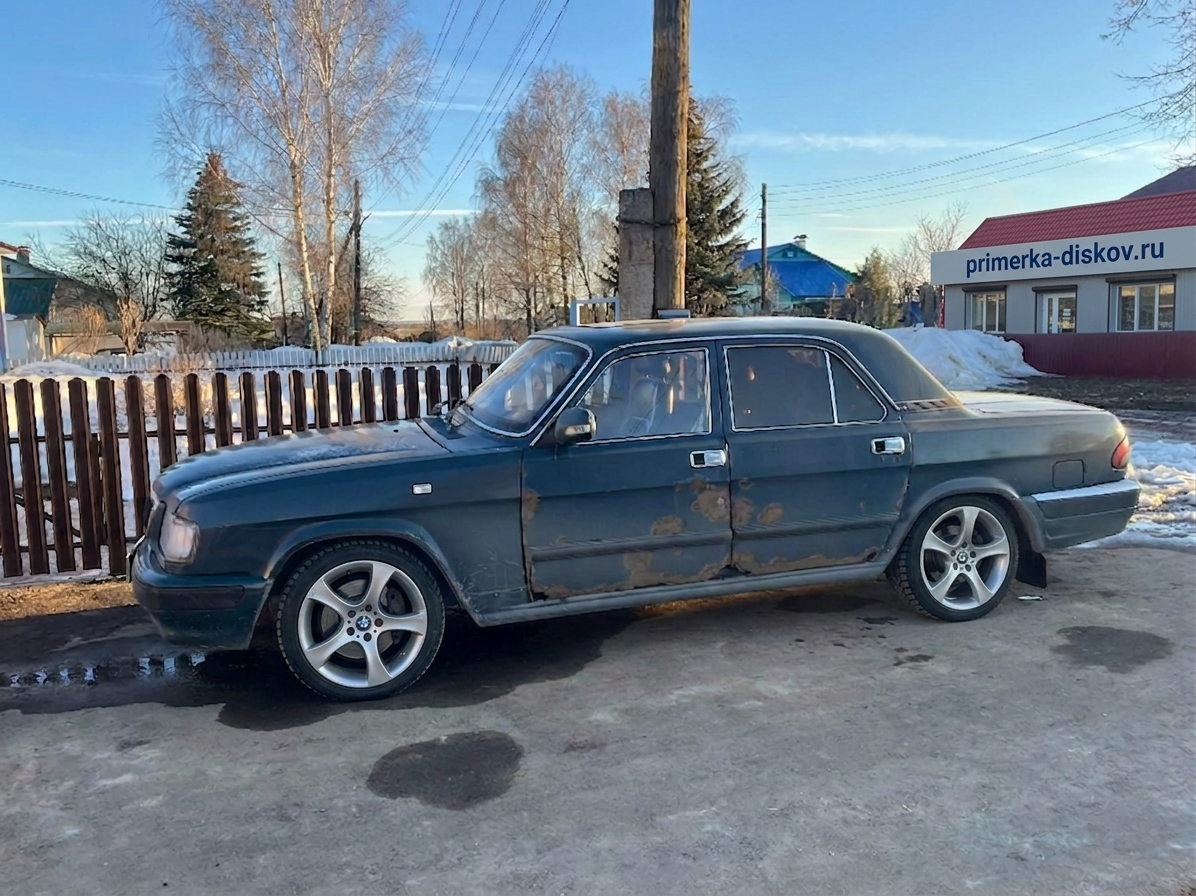 Примерка дисков на ГАЗ Волга 31105 Sedan 2004-2009