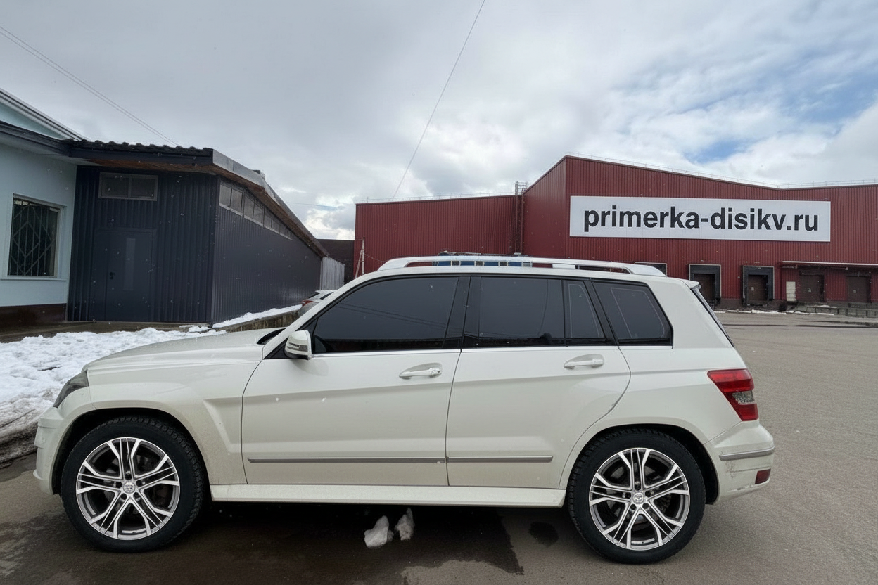 Примерка дисков на MERCEDES GLK-Klasse X204 SUV 2008-2015