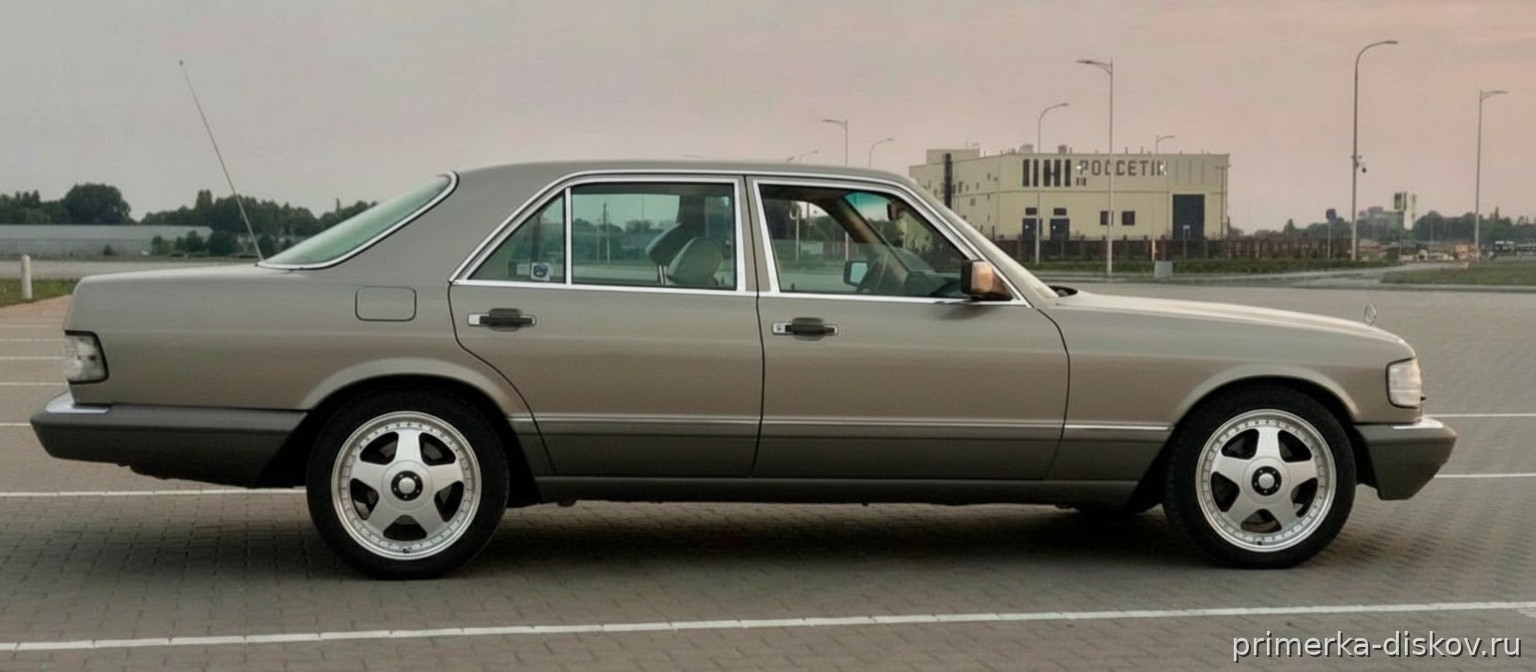 Примерка дисков на MERCEDES S-Klasse W140 Sedan 1991-1998