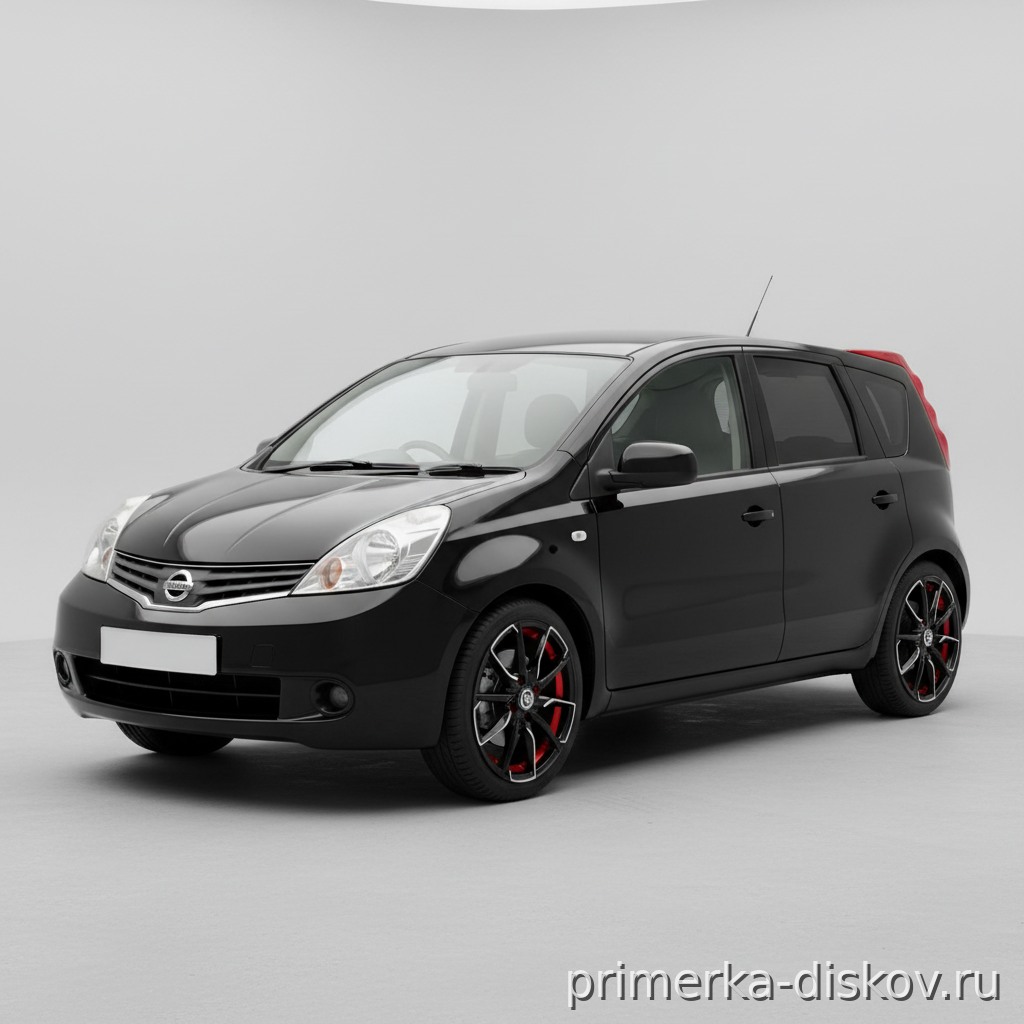 Примерка дисков на NISSAN Note I (E11) Hatchback 2005-2014