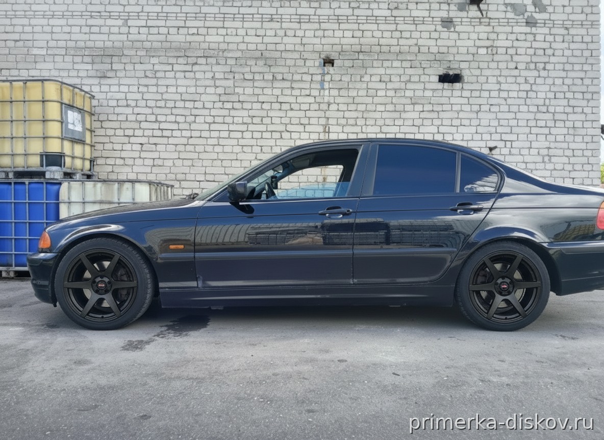 Примерка дисков на BMW 3-series E46 Sedan 1998-2005