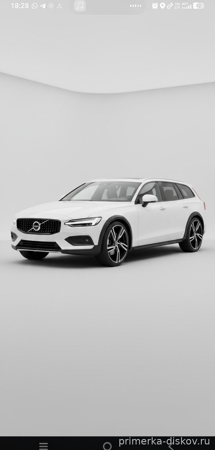 Примерка дисков на VOLVO V60 Cross Country Z Estate 2019-2026