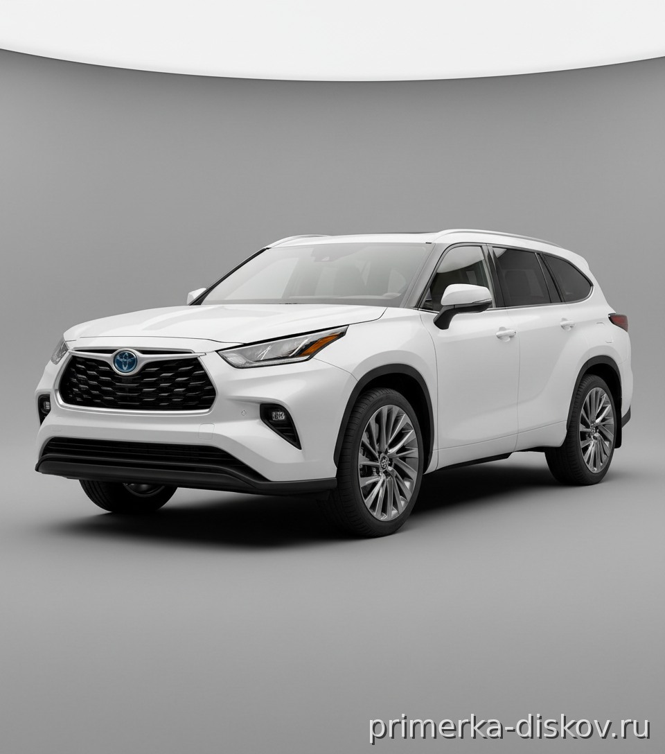 Примерка дисков на TOYOTA Highlander XU60 SUV 2020-2026