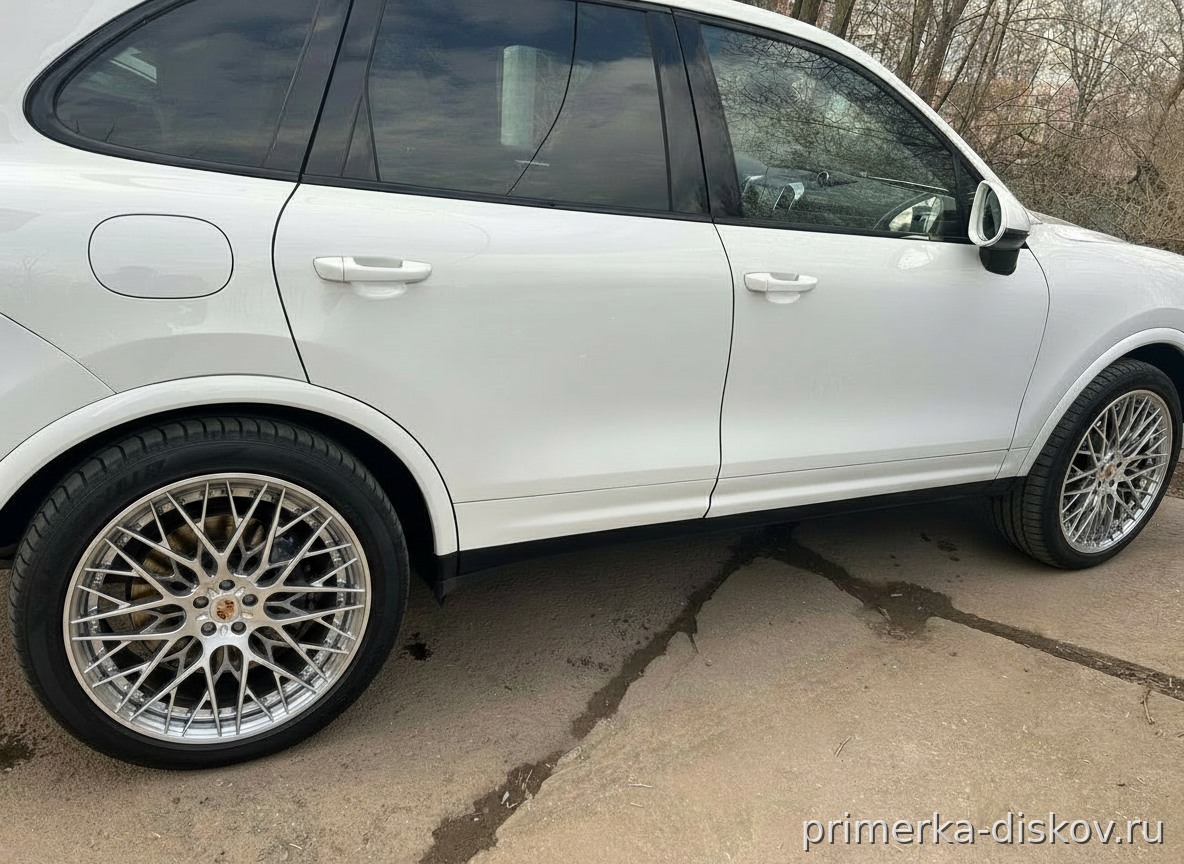 Примерка дисков на PORSCHE Cayenne II (958) SUV 2010-2018