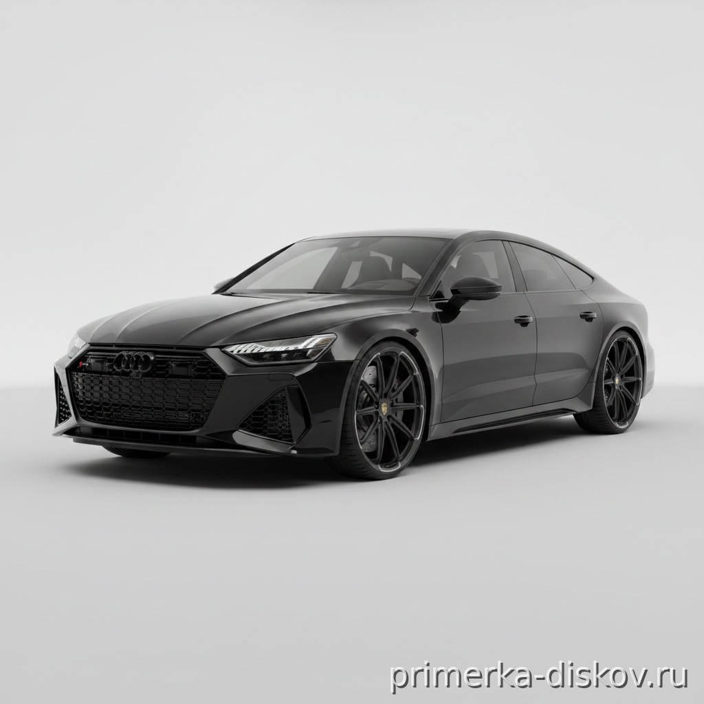 Примерка дисков на AUDI RS7 II (4K) Sportback 2019-2026