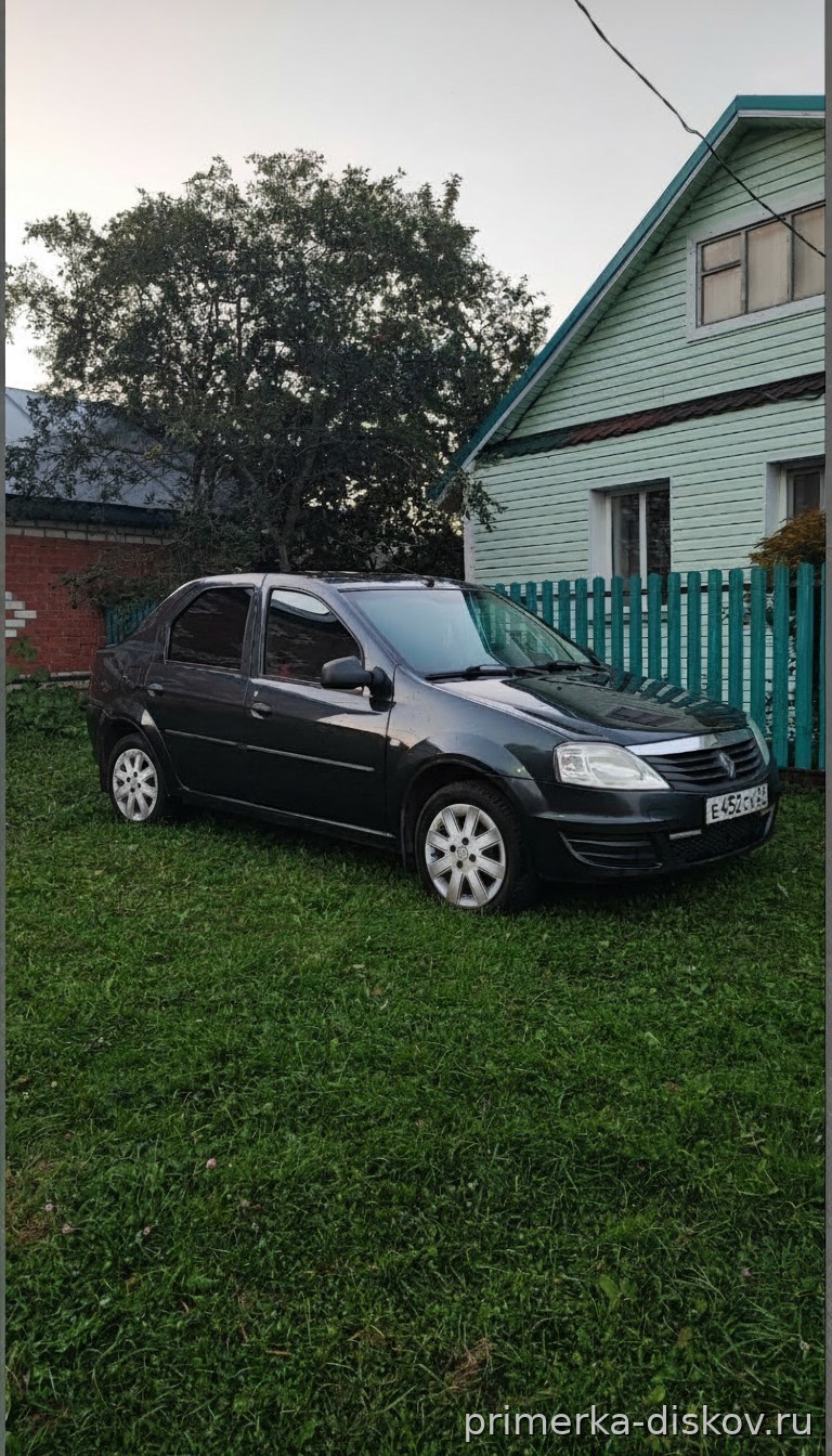 Примерка дисков на RENAULT Logan I Sedan 2004-2015