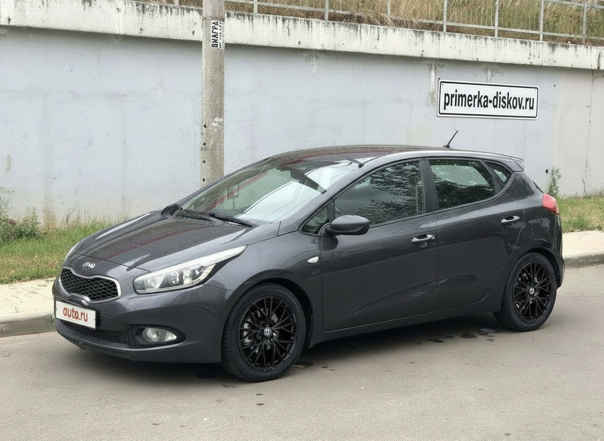 Примерка дисков на KIA Ceed II (JD) Hatchback 2012-2018
