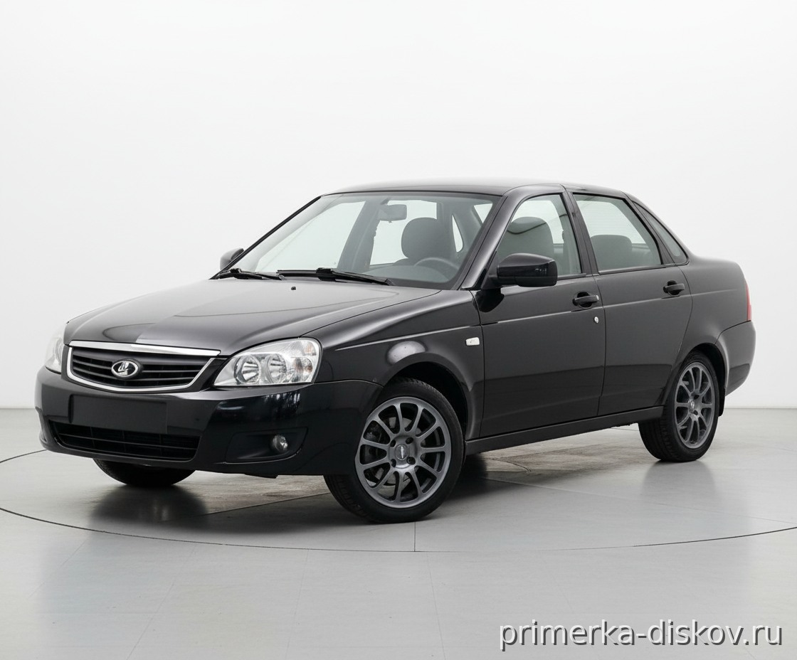 Примерка дисков на LADA (ВАЗ) Priora 21703 Sedan 2007-2018