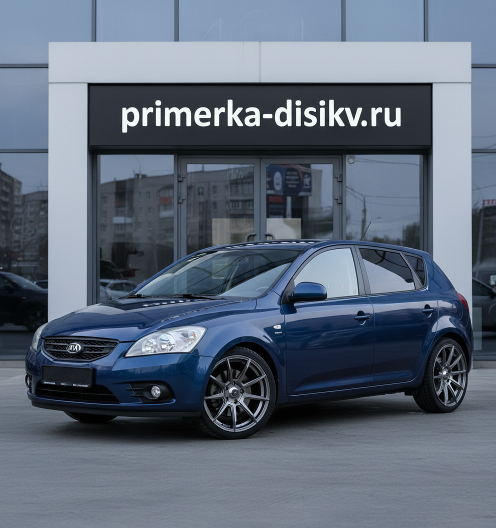 Примерка дисков на KIA Ceed