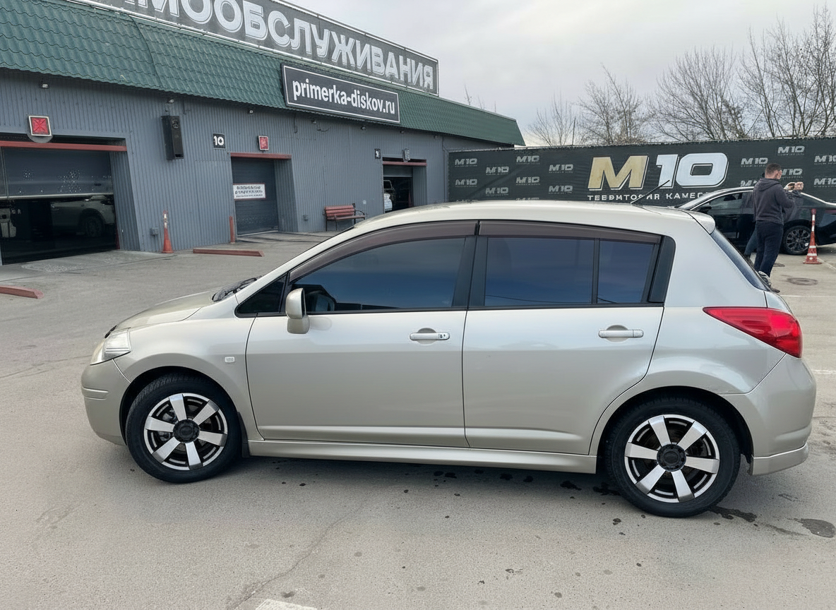 Примерка дисков на NISSAN Tiida