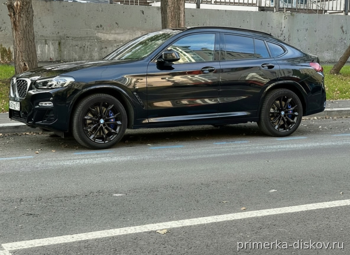 Примерка дисков на BMW X4 G02 2018-2026