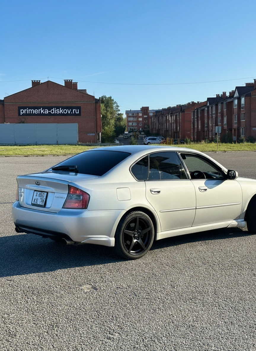 Примерка дисков на SUBARU Legacy IV (BL) Sedan 2003-2009
