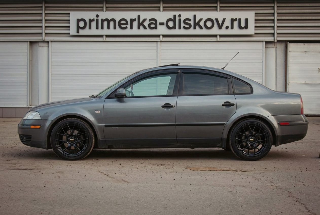 Примерка дисков на VOLKSWAGEN Passat B5/Restyling Sedan 2000-2005
