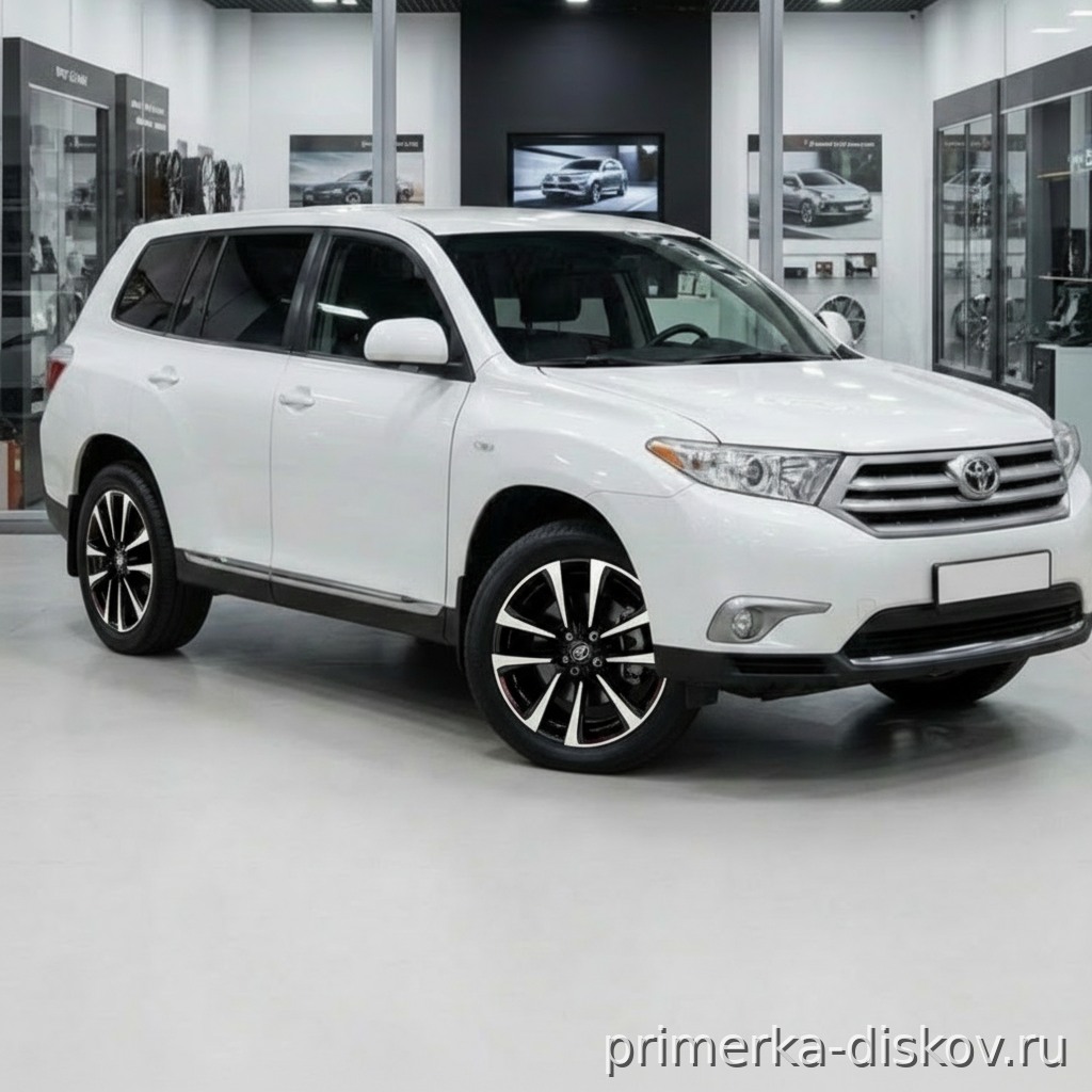 Примерка дисков на TOYOTA Highlander XU40 SUV 2010-2013