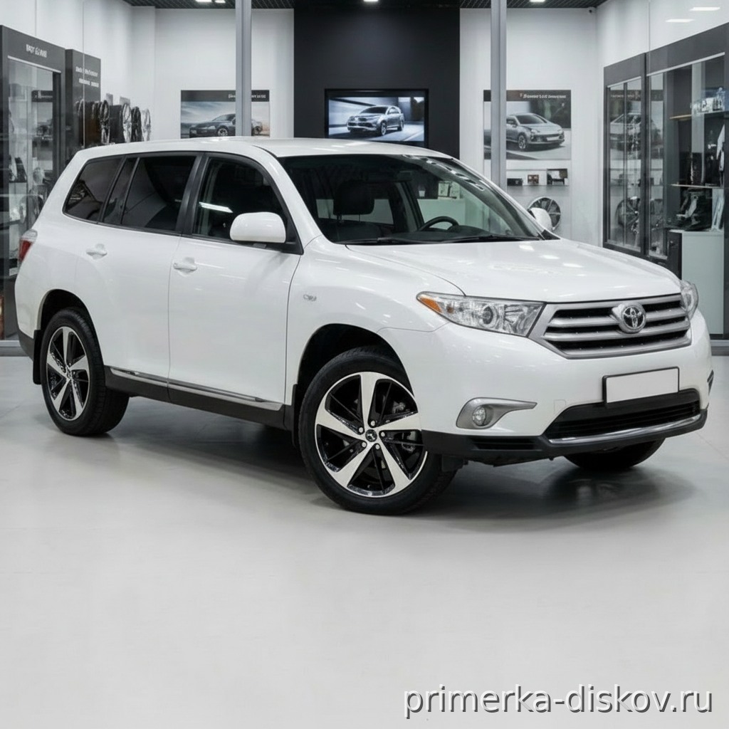 Примерка дисков на TOYOTA Highlander XU40 SUV 2010-2013