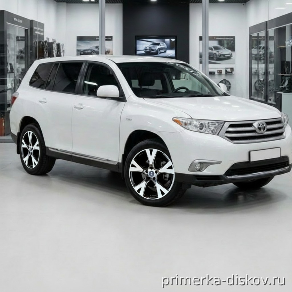 Примерка дисков на TOYOTA Highlander XU40 SUV 2010-2013