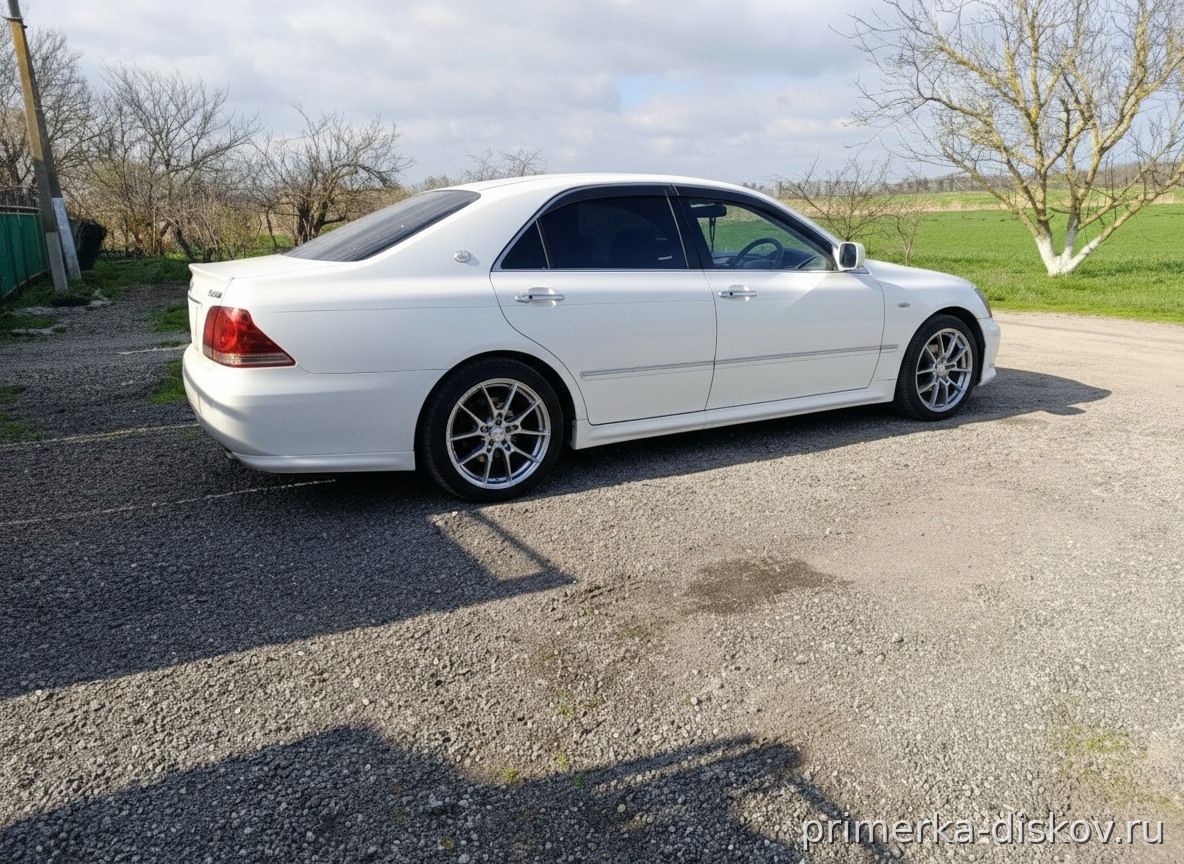 Примерка дисков на TOYOTA Crown XIII Sedan 2008-2012