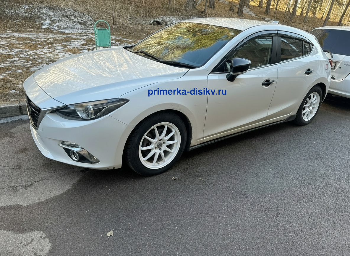 Примерка дисков на MAZDA 3 BM Hatchback 2013-2019