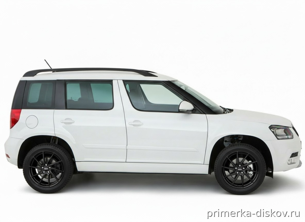 Примерка дисков на SKODA Yeti I SUV 2009-2014