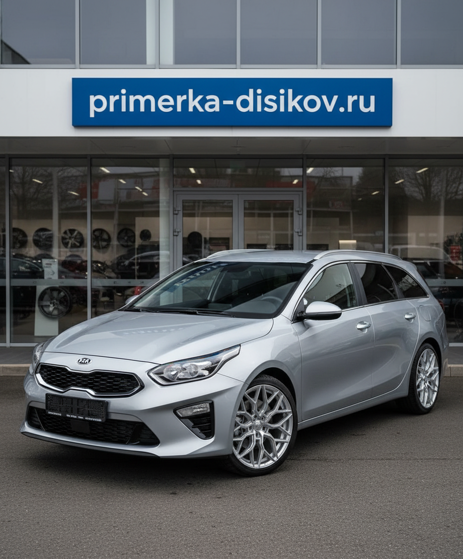 Примерка дисков на KIA Ceed