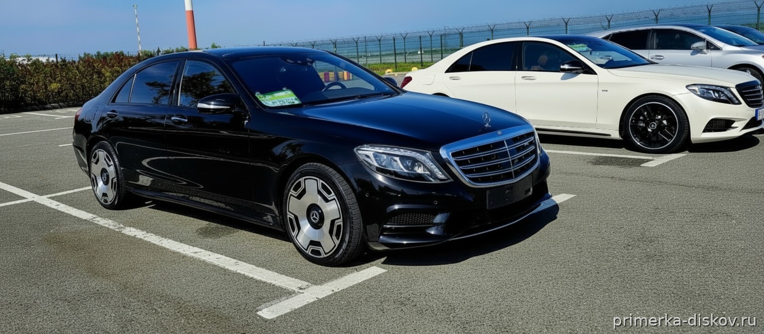 Примерка дисков на MERCEDES S-Klasse W222 Sedan 2018-2020